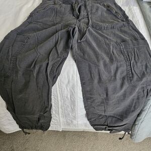 American Eagle Outfitters Charcoal Cargo Pants